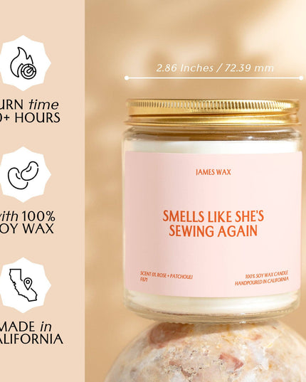 Smells Like She's Sewing Again Candle