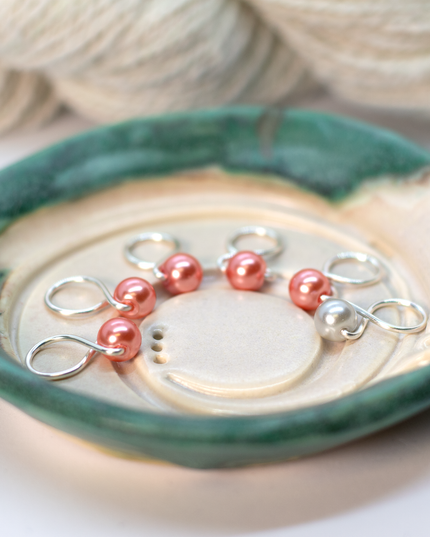 Medium Snag-free Stitch Markers : Silver