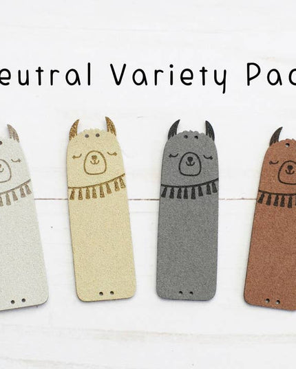 F&P Fold Over Faux Leather Tags