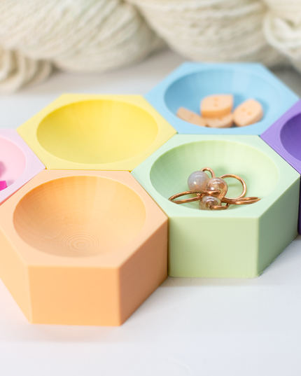 Magnetic Hexagon Notons Dishes
