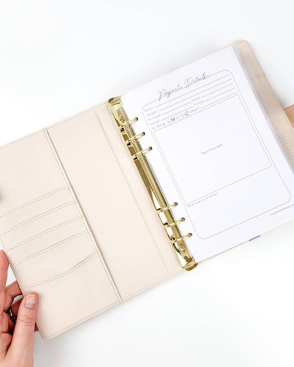 Purple Heart Project Journal Planner for Knitters & Crocheters