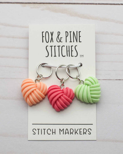 Heart Knots | Stitch Markers Knitting Notions