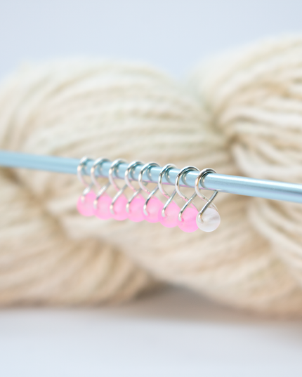 Extra Small Snag-free Stitch Markers : Silver