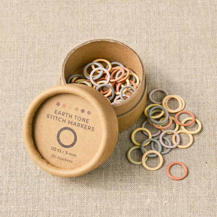 Earth Tones Ring Stitch Markers