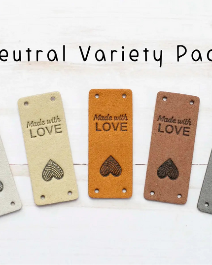 Made With Love Fold Over Tags