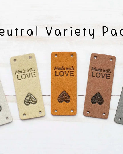 Made With Love Fold Over Tags