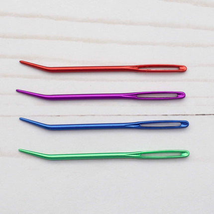 Darning Needles Bent Tip Aluminum Pack of 4