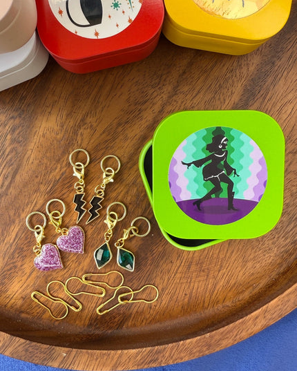 Funky Wave Stitch Markers