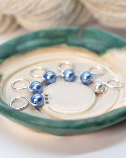 Medium Snag-free Stitch Markers : Silver
