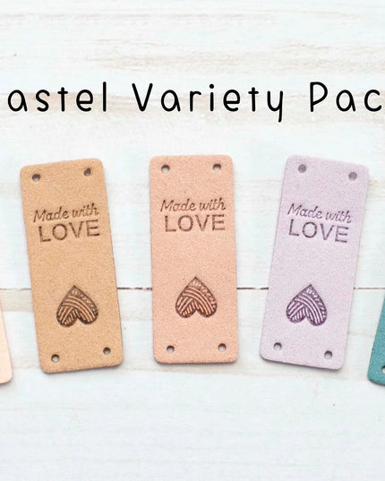 F&P Fold Over Faux Leather Tags