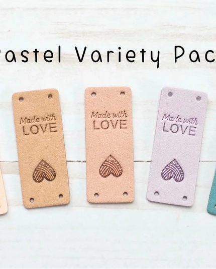 Made With Love Fold Over Tags