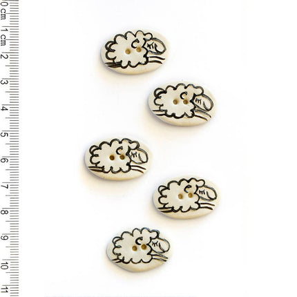 IB Novelty Buttons - Medium Size 5 Piece Sets