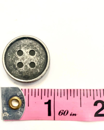 NEW Button Collection Antique Silver