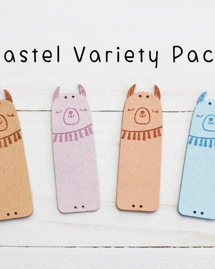 F&P Fold Over Faux Leather Tags