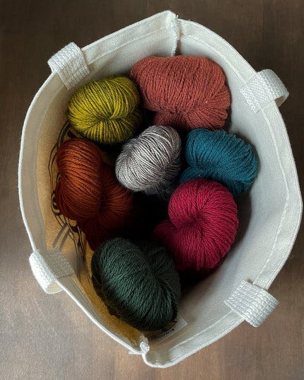 Purl Scouts Knitting Tote Bag