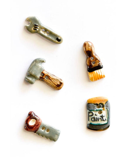 IB Novelty Buttons - Medium Size 5 Piece Sets