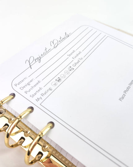 Chubby Sheep Project Journal Planner for Knitters & Crocheters