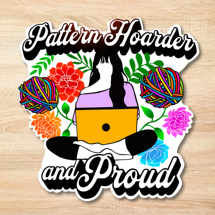 Pattern Hoarder and Proud Sticker, Yarn