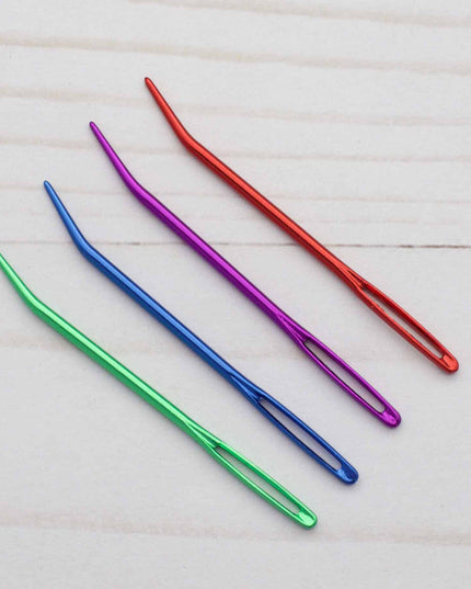 Darning Needles Bent Tip Aluminum Pack of 4