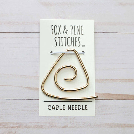 Triangle Spiral Cable Needle | Knitting Notions Tools