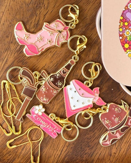 Cowgirl Summer Stitch Markers