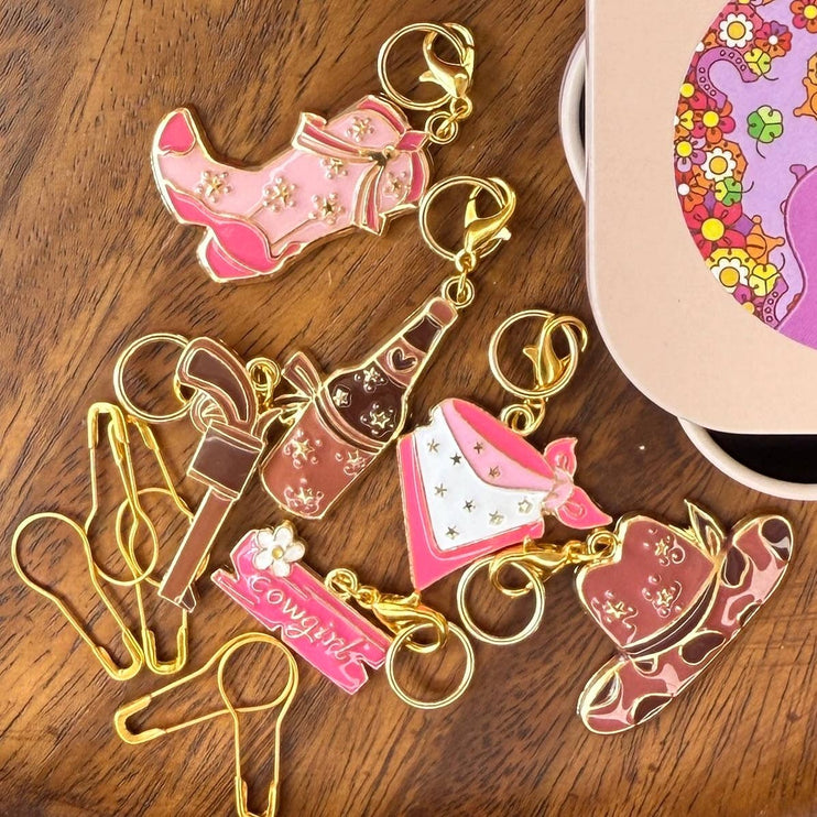 Cowgirl Summer Stitch Markers