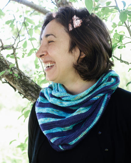 Diminishing Colors Cowl Kit - Mary Ann Sock