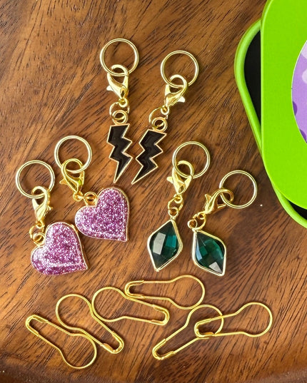 Funky Wave Stitch Markers