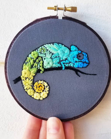 Chameleon Needlepoint Kit