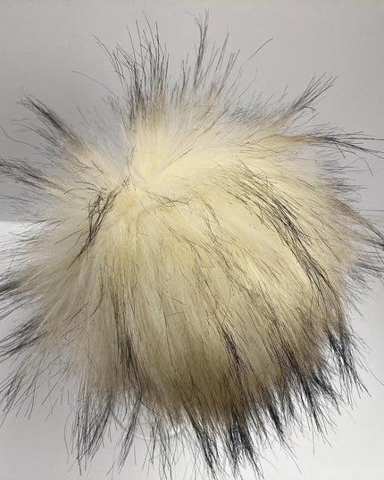 Pom Pom with Snap-Luxury Faux Fur