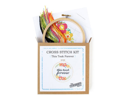 This Took Forever Cross Stitch Kit